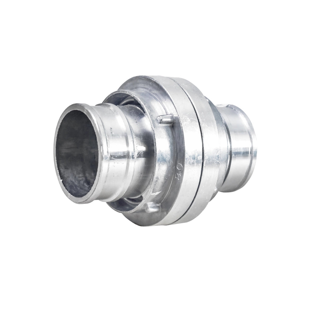 Raccordo Storz in alluminio a 2 pezzi per tubo di irrigazione ad alta pressione da 3 pollici e 76,2 mm Breckner Germany