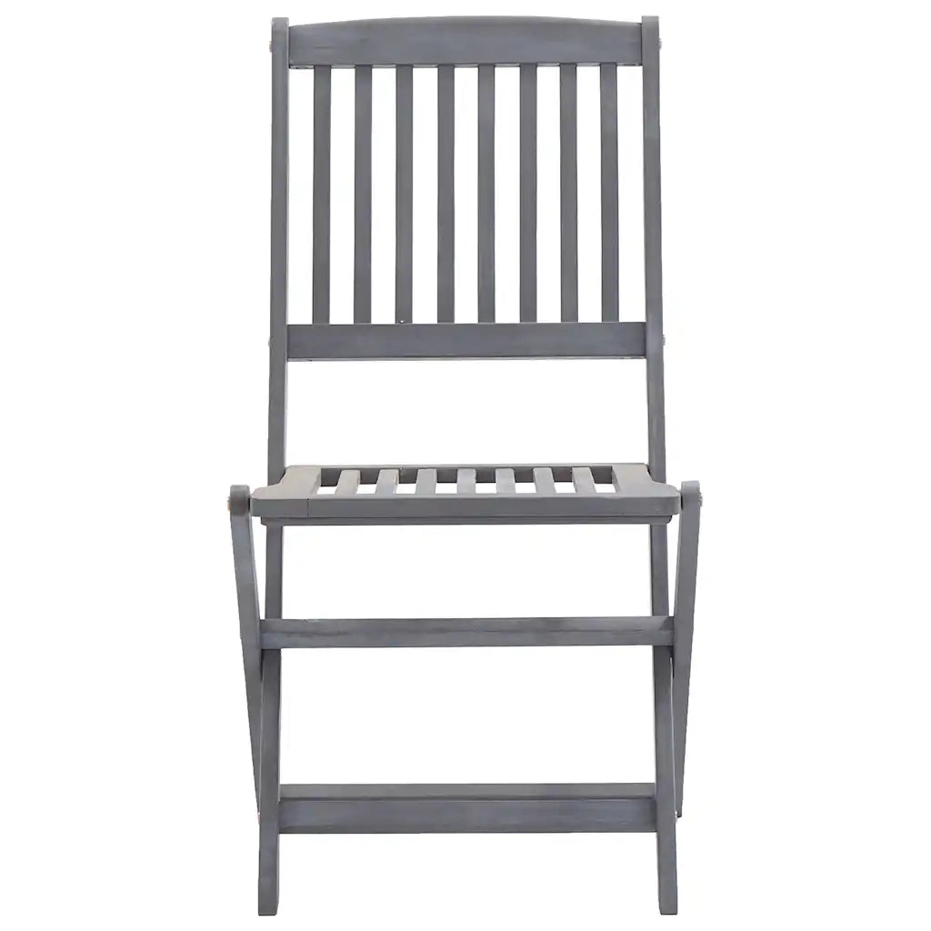 Sedie da Giardino Pieghevoli 6pz con Cuscini in Massello Acacia cod mxl 76125