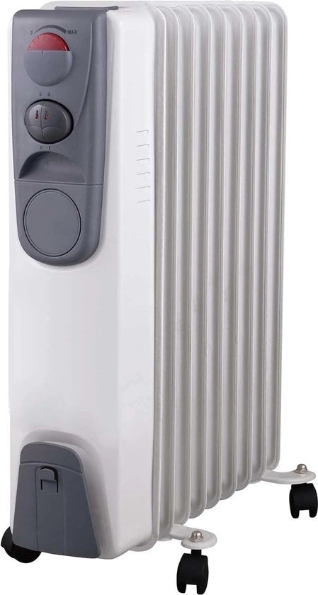 Riscaldatore elettrico con termostato - Riscaldatore a olio - Riscaldatore elettrico a olio - Riscaldatore a olio elettrico