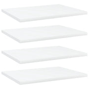 Ripiani per Libreria 4pz Bianchi 40x30x1,5 cm Legno Multistrato 805154