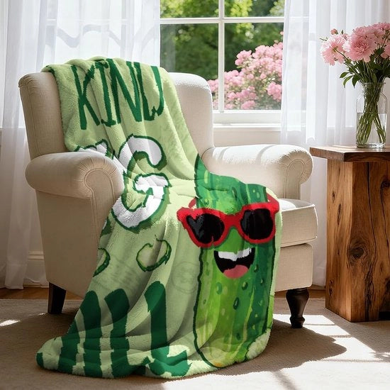 Sprei con motivi di cocomero, degenere in un grande asciugamano morbido e soffice, peso 500 g, con tessuto di flanella e piuma, misura 150 x 130 cm, regalo divertente per gli amanti di cocomero.
