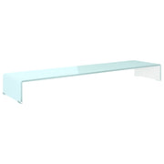 Supporto TV | Armadietto TV | Mobile Porta TV / Rialzo Monitor in Vetro Verde 120x30x13 cm
