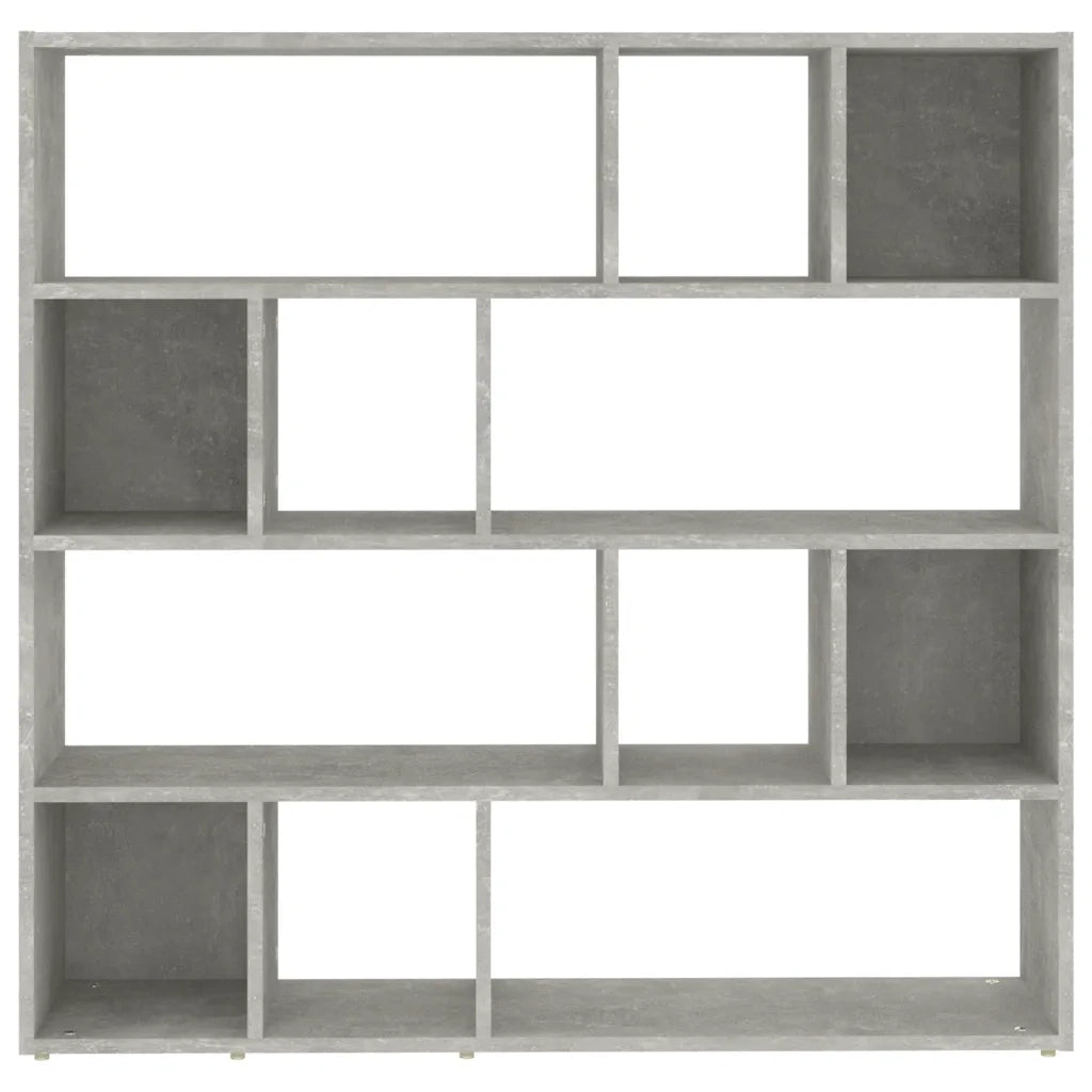 Libreria/Divisorio Ambienti | Divider per stanze | Paravento Grigio Cemento 105x24x102 cm