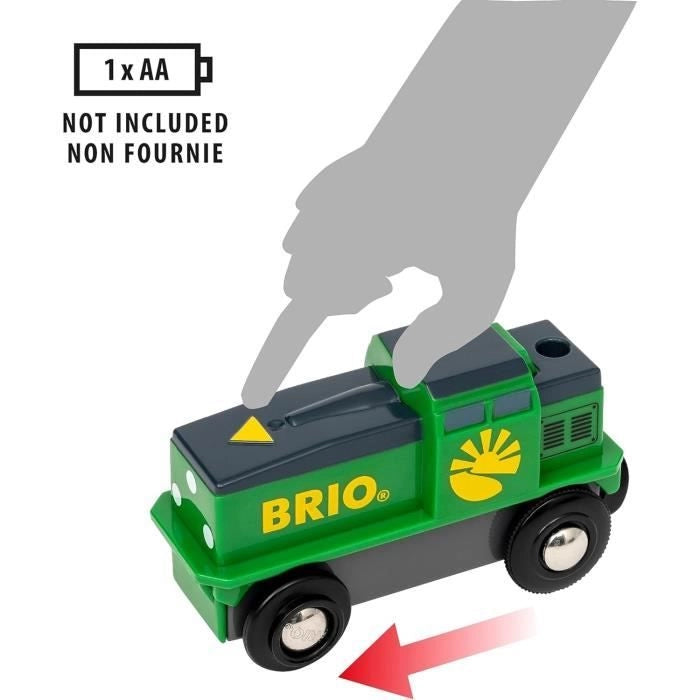 Brio Trenino agricolo a batteria - circuito in legno