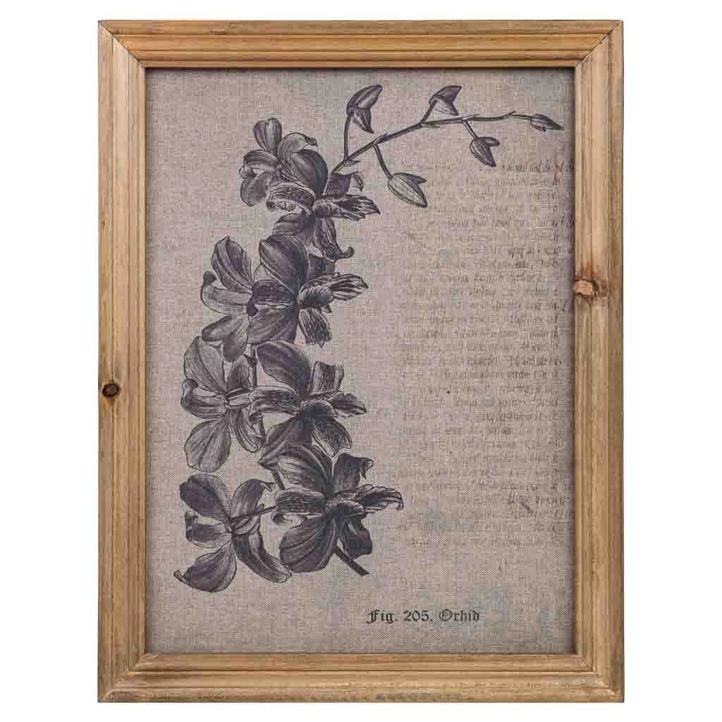 Quadro in tela stampata con cornice in legno, 33x43x1,8