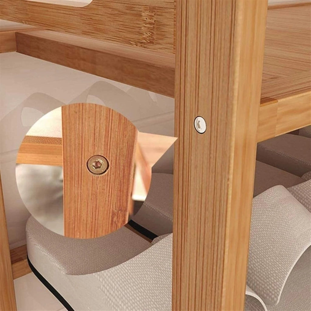 scarpiera Scarpiera per la casa Scarpiera Scarpiera Panca portaoggetti in Legno 3 6 Piani per Corridoio Organizzatore Sedile WC Scaffale in Legno Scaffale Multifunzionale Scatola per Scarpe (col