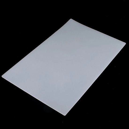 Mat antiscivolo in silice resistente al calore - Ideale per lavori di saldatura - Translucido e facile da pulire - 35 x 23 cm - Perfetto per riparazioni e installazioni