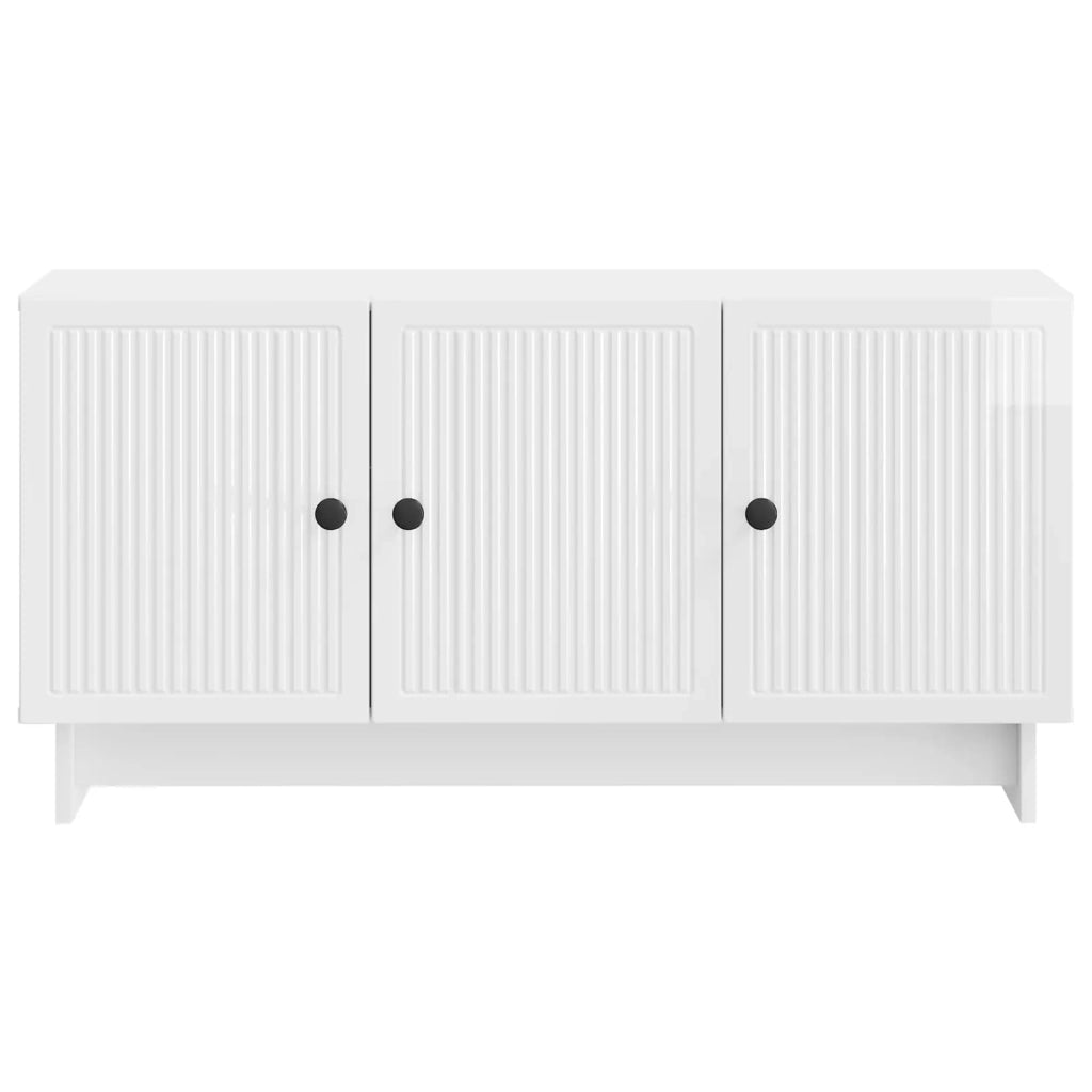Mobile TV Bianco Lucido 99 x 34,5 x 50 cm Legno ingegnerizzato 894029