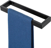 Supporto per asciugamani senza forare - Maniglione autoadesivo per asciugamani - Design innovativo - Nero - Supporto per asciugamani per Bagno e Cucina - Acciaio inossidabile - 30CM - Adatto per asciugamani - Design moderno.