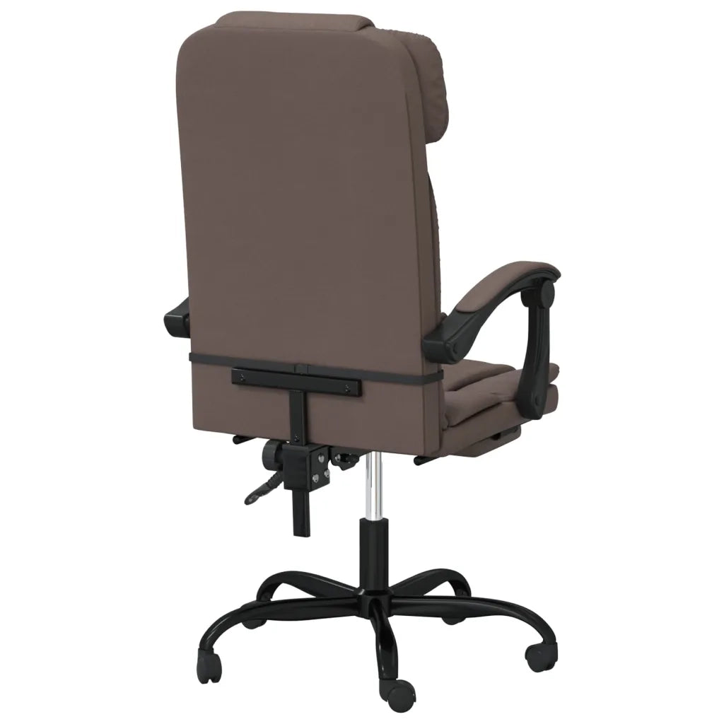Poltrona da Ufficio Reclinabile Marrone in Similpelle cod mxl 17163