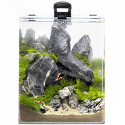 Aquael OptiBent Set 30 cm29x29x35h 29L - acquario accessoriato in vetro extrachiaro Colore: Nero