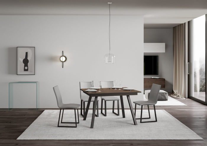 Tavolo Allungabile 120-180x90x74 cm Mirhi piano Noce