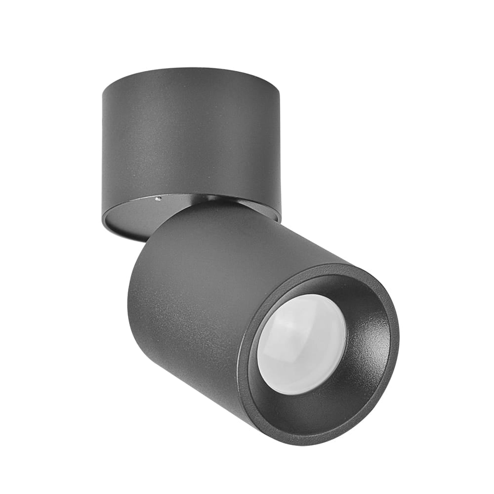 Faretto plafone orientabile GU10 nero Polux Astra 314079