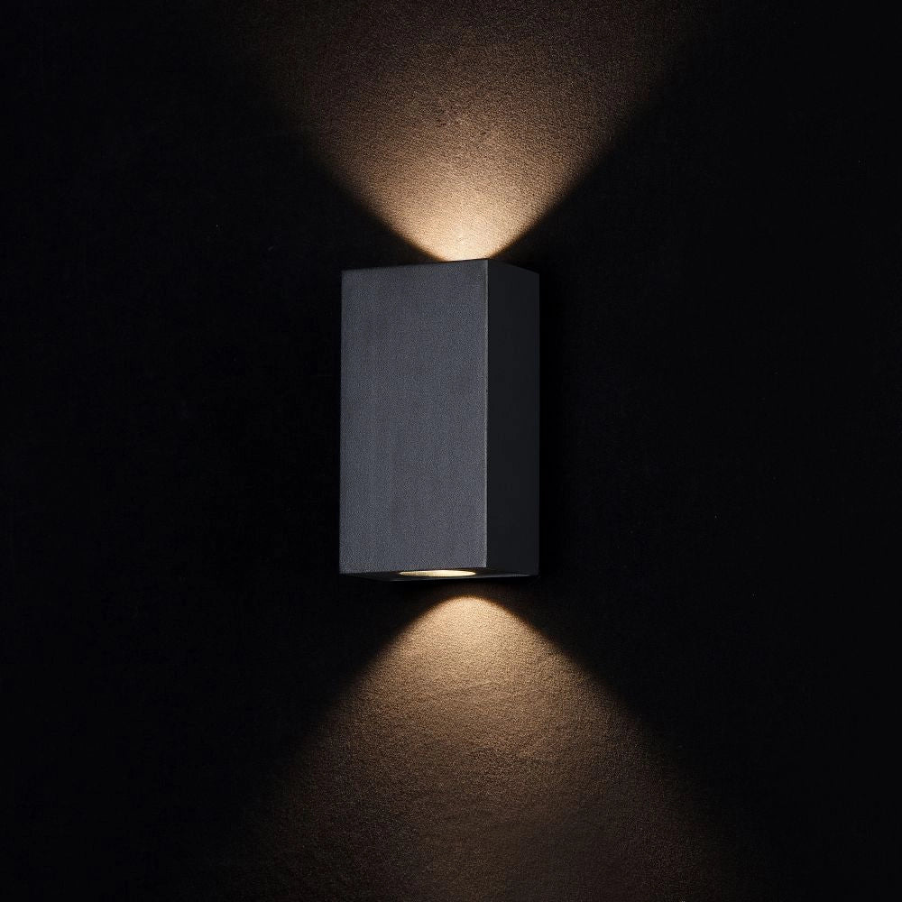 Maytoni Lampada da parete moderna Times Square 1 luce LED integrato IP54 nero metallo