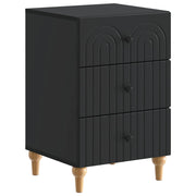 Armadio da Notte Nero 43x 41 x 66,5 cm Legno ingegnerizzato 894096