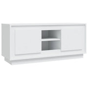 Mobile TV | Armadietto TV | Mobile Porta TV Bianco 102x35x45 cm in Legno Multistrato