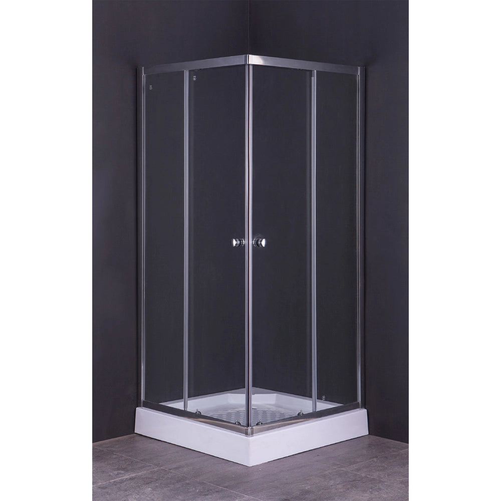Box doccia cristallo 80 x 80 cm H 185