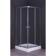 Box doccia cristallo 80 x 80 cm H 185