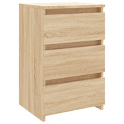 Comodino | Armadio da Notte | Mobiletto da notte Rovere Sonoma 40x35x62,5 cm in Legno Multistrato