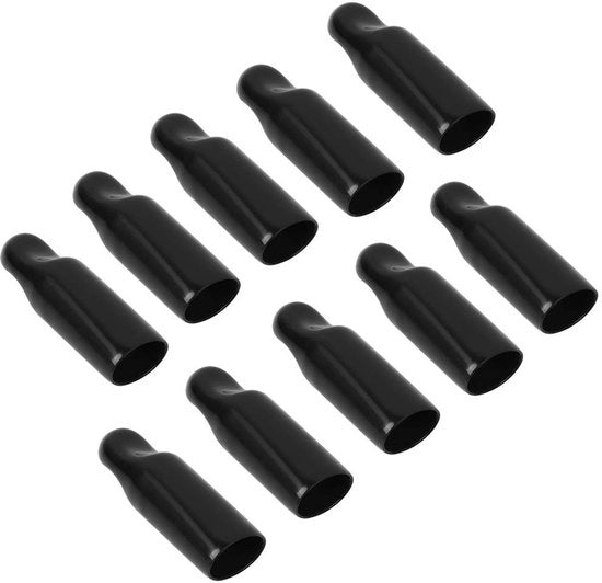 Copertura per Bicchiere da Birra 10 pezzi - Spuntaspina per Birra - Nero - PVC - Dimensioni 5,5x1,7 cm - Per Birra Artigianale a Casa - Spuntaspina per Birra