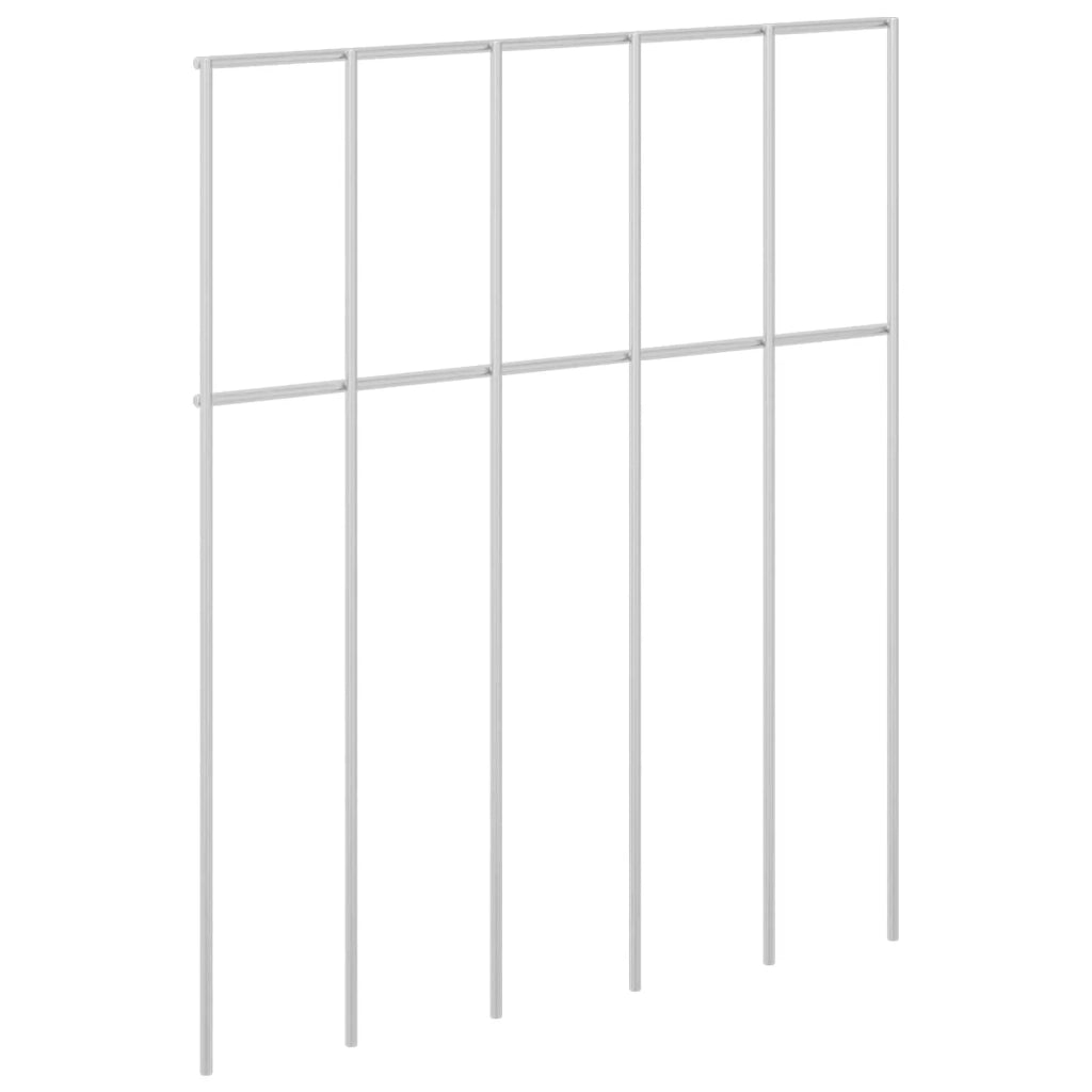 Pannello di Recinzione da Giardino 12 pcs Acciaio zincato 42042934