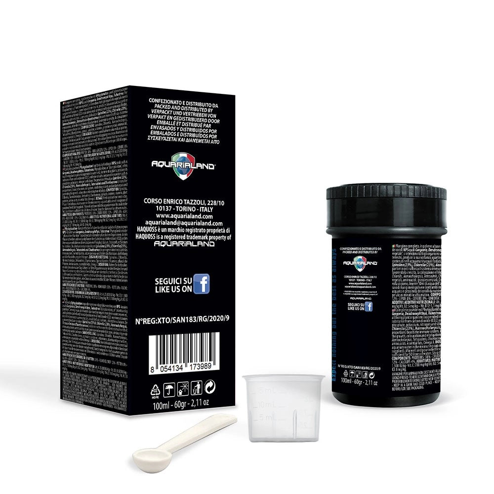 Haquoss NPS Gourmet 100ml - Nutrimento in polvere per coralli NPS