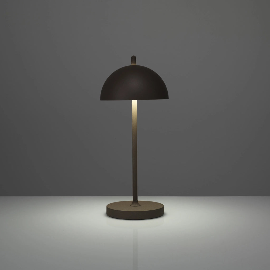 Lampada da tavolo ricaricabile DRAVEN corten