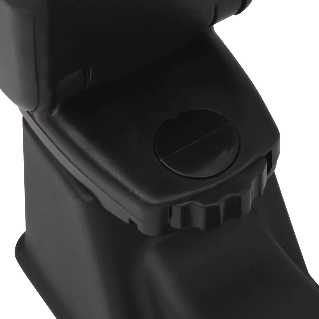 Bracciolo per Auto Nero 12x29x(32-46) cm in ABS CFW3439973
