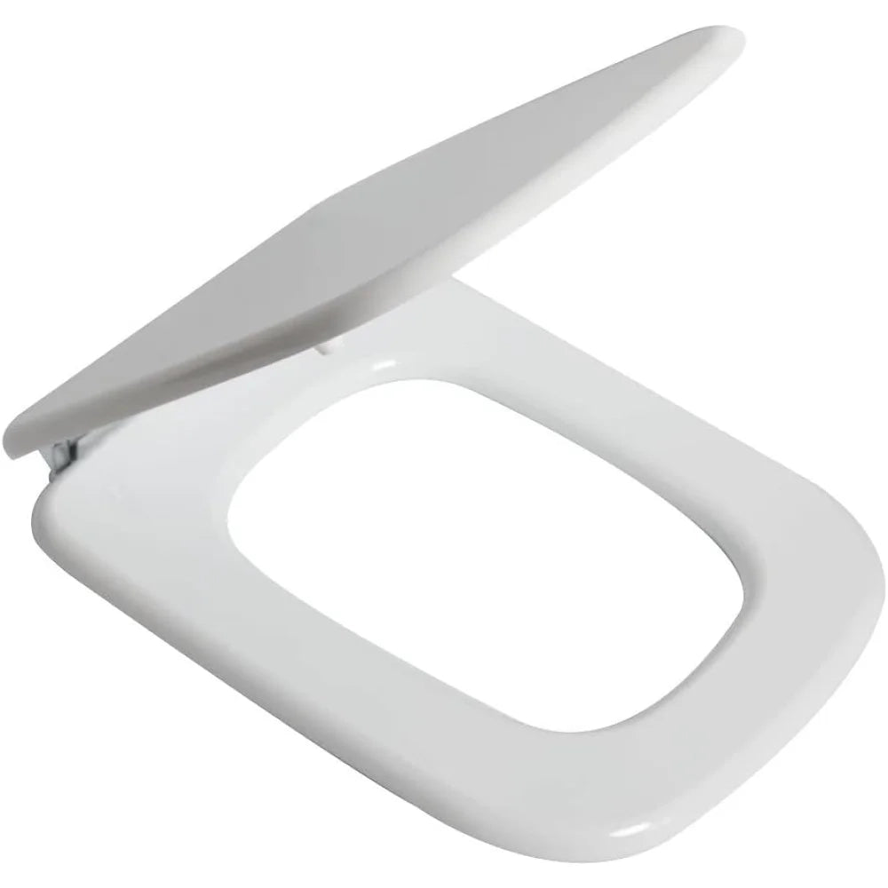 Sedile wc con cerniere cromate interasse 160 mm, copriwater colo
