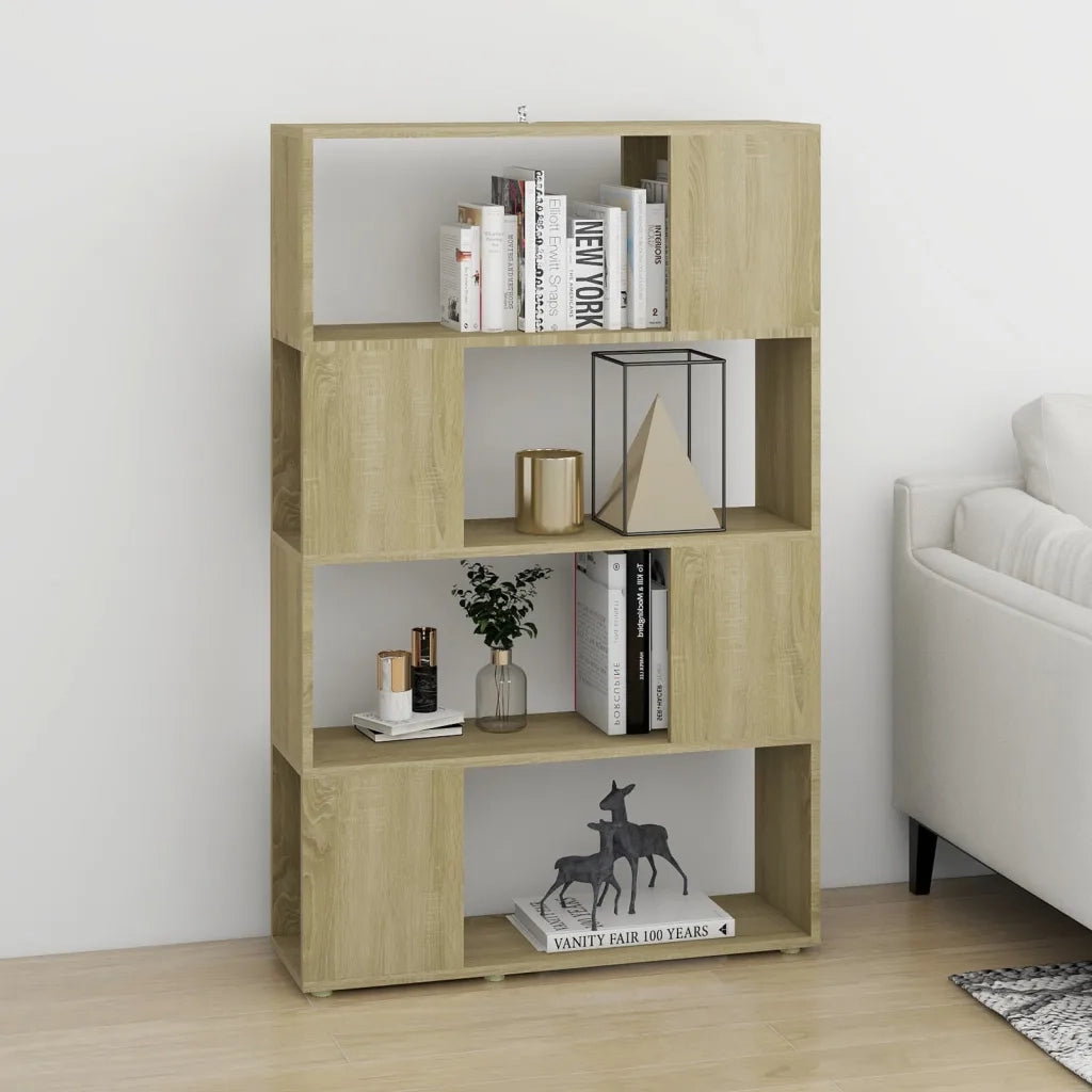Libreria/Divisorio Rovere Sonoma 80x24x124,5 cm in Truciolato cod mxl 13961