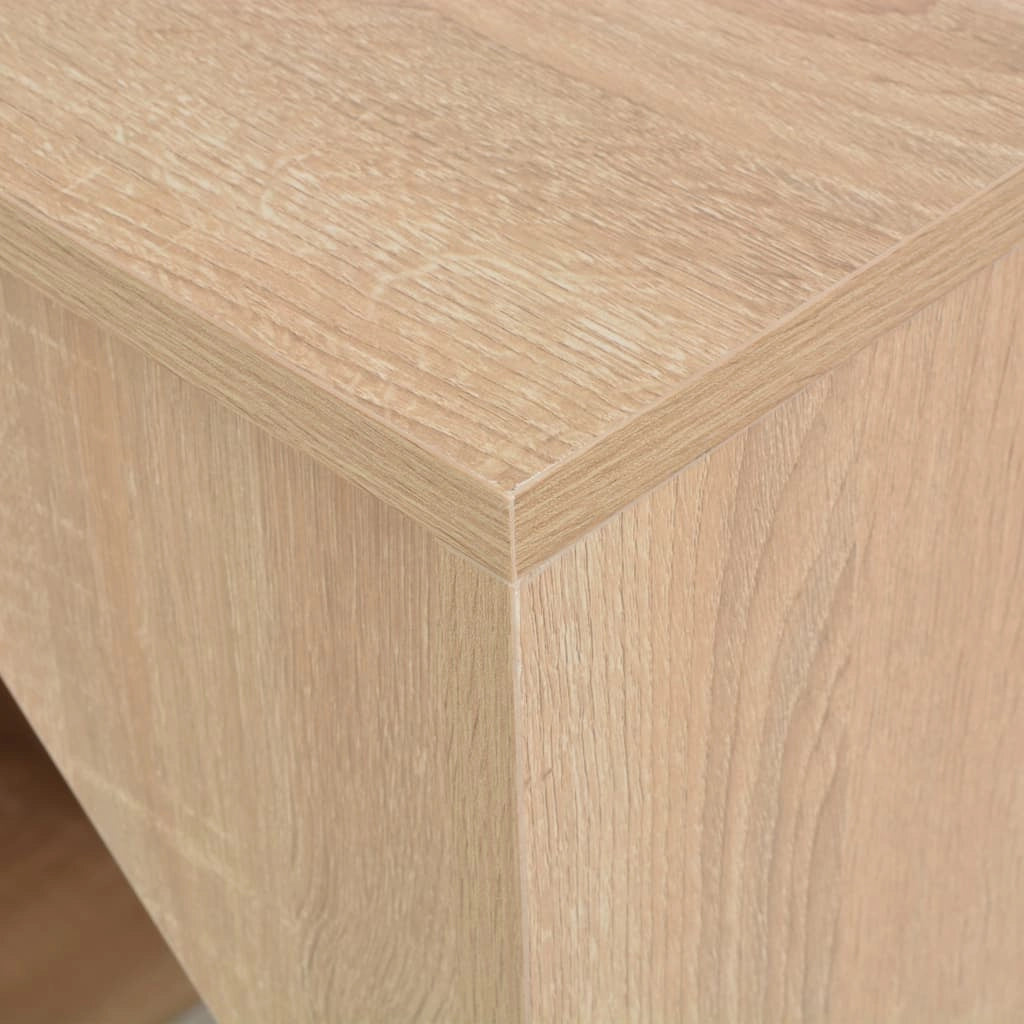 Tavolo alto da bar/bistrot con mobile rovere marrone 200 cm 0902043