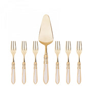 ALADDIN Gold, Posate Set 7 pz Dolce, Scatola Regalo, Casa Bugatti