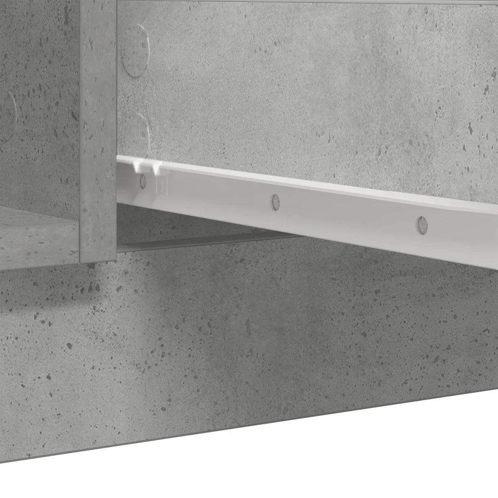 Credenza con Cassetti Grigio Cemento 100,5x35x76 cm Truciolato 3328447