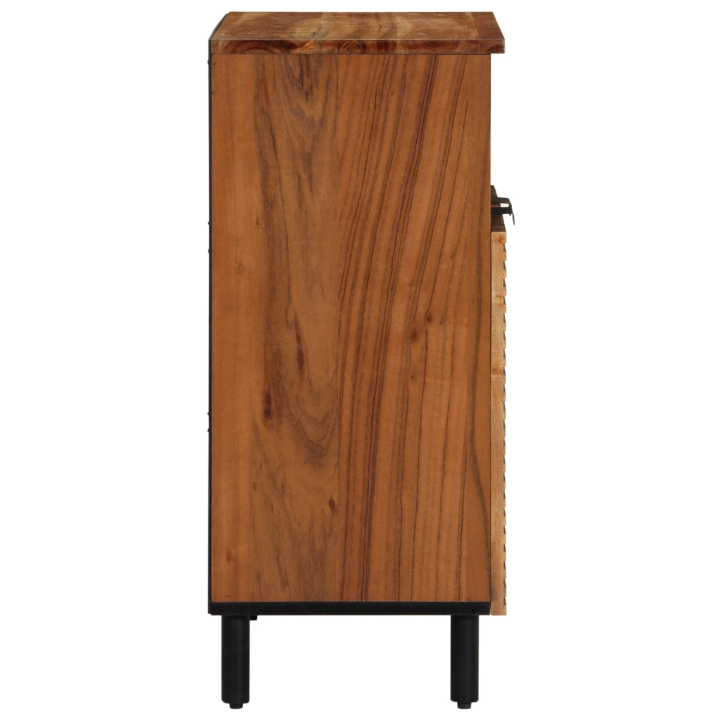 Sideboard  60x33x75 cm in legno massello di acacia