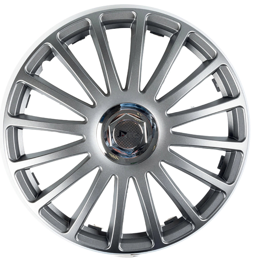 "Borchie Grand Prix R 15"" Set calotte auto in scatola"
