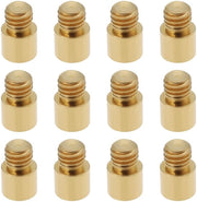 Punte per darts in acciaio inossidabile 1g - 12 pezzi - regolatore di accentuazione - fili 2BA - finitura dorata - valvola regolabile - set di 12 pezzi