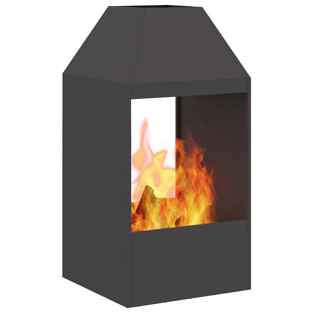 Focolare Nero 50 x 50 x 100 cm Acciaio CFW2744551