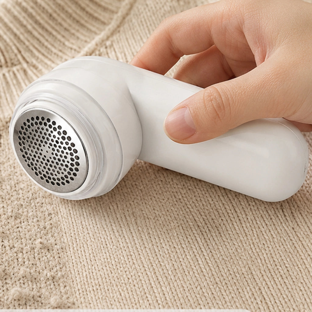 Levapelucchi Cordless 8W con Sistema a 6 Lame Bianco Avizar