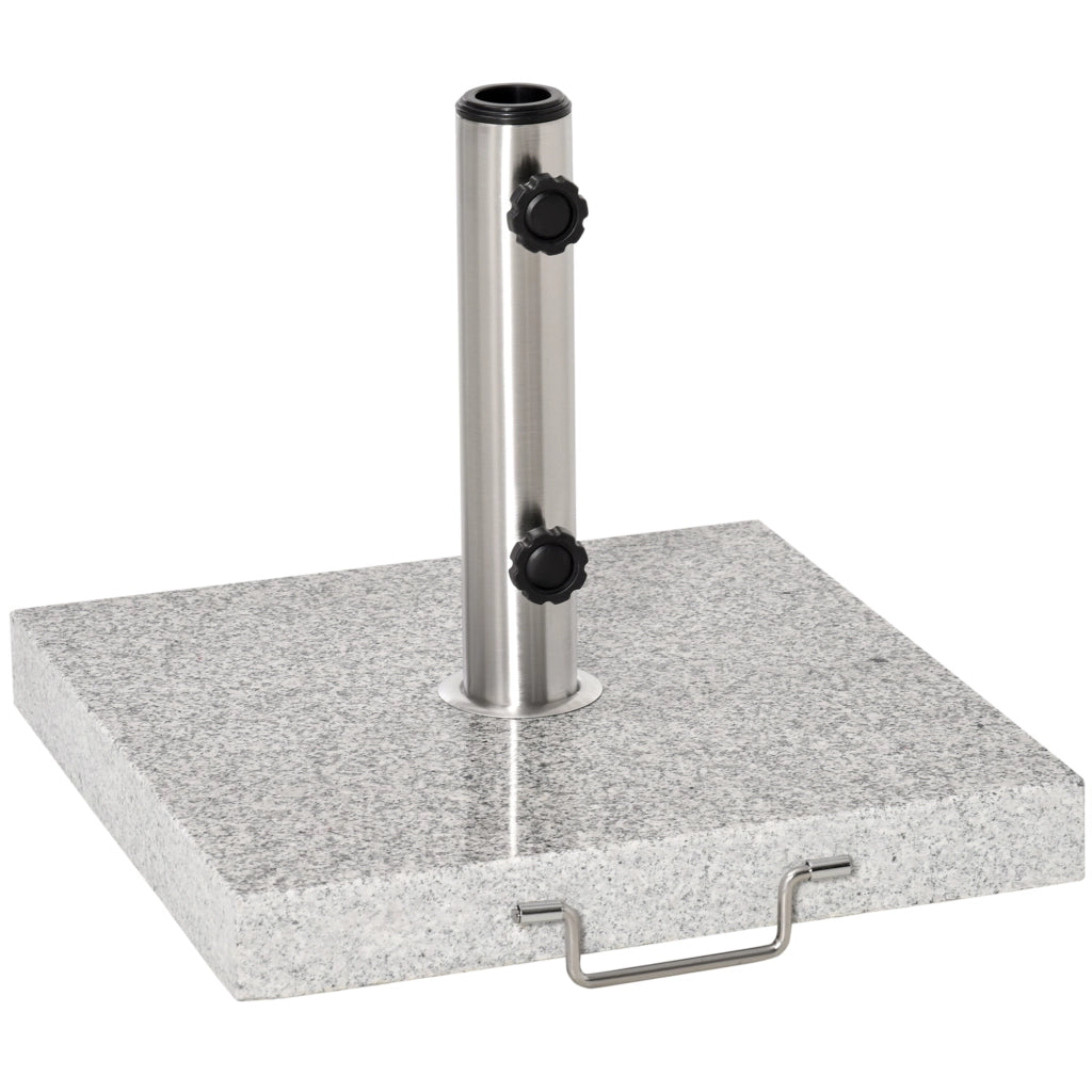 Piedistallo Parasol in Granito ¨C Zephmum ¨C Grigio 40x40x36 cm