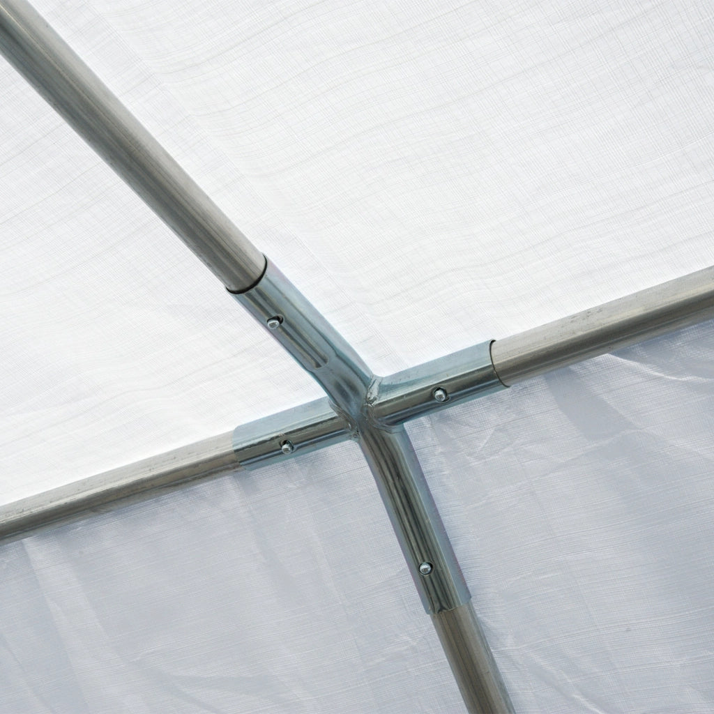Tendostruttura 8x4x2.8m in acciaio 8 Finestre Bianco