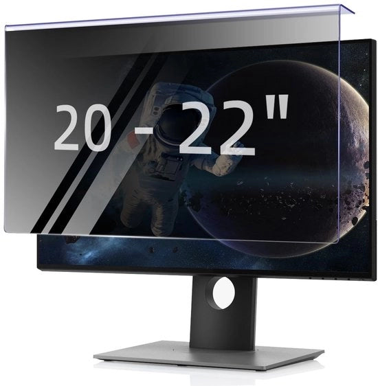 Filtro di protezione per monitor 20-22 pollici, filtro di privacy per monitor 20/21,5/22 pollici, protezione della privacy, monitor da computer, schermo di protezione, filtro dello schermo, protezione anti-UV/anti-glare.