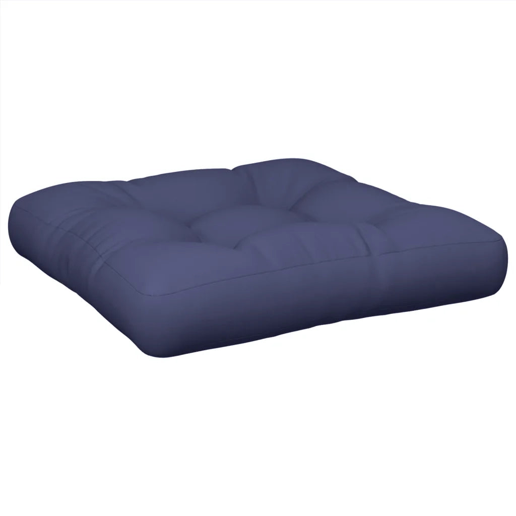 Cuscino per pallet | Cuscini per sedie Blu Marino 58x58x10 cm in Tessuto Oxford