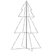 Albero di Natale a Cono-Luci decorative natalizie 200 LED per Interni Esterni 98x150 cm 211927