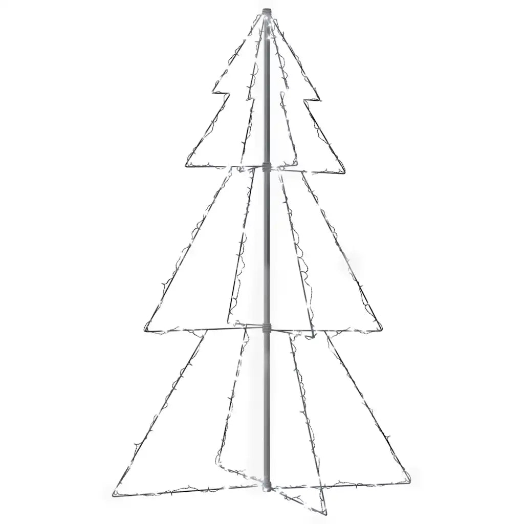 Albero di Natale a Cono-Luci decorative natalizie 200 LED per Interni Esterni 98x150 cm 211927