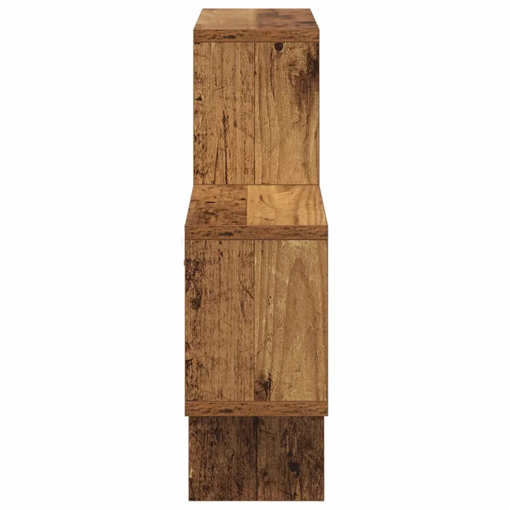 vidaXL Scaffale da parete Legno vecchio 82 x 15 x 51 cm