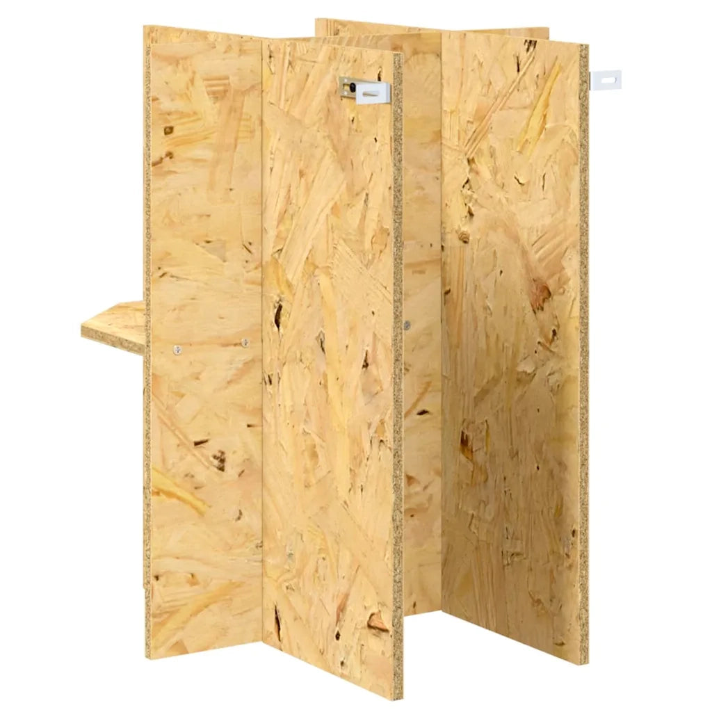 Base per Terrario con lo scaffale Marrone 40 x 40 x 50 cm OSB CFW2111323