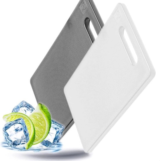 Tavolo da taglio cocktail tavolo barbell con manico tavolo da cucina tavolo da taglio tocca per il taglio tavolo da cucina tranciatura misto 30x20x1 cm plastica BPA-free