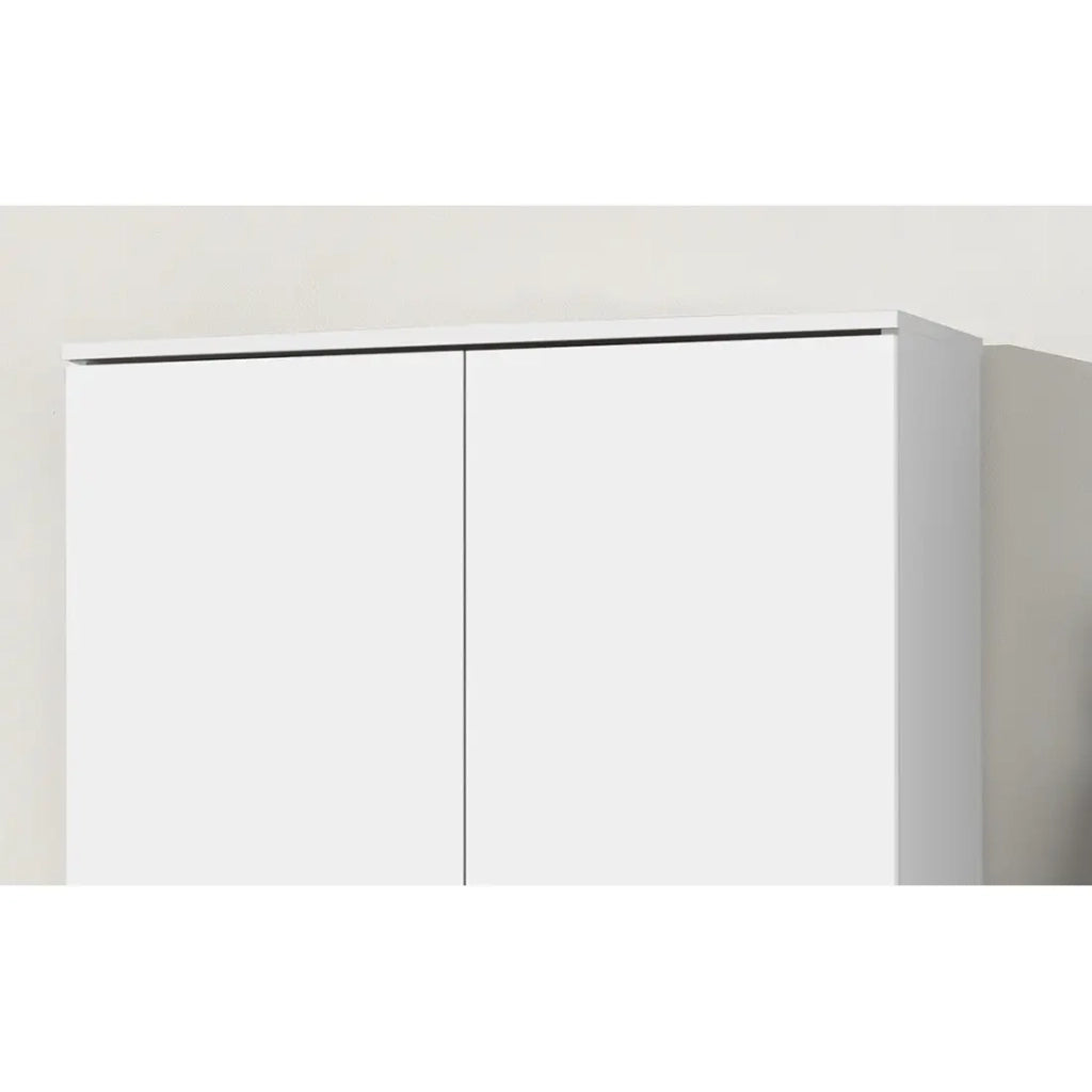 Armadio REY – 2 porte – 80×180 cm – Bianco – Moderno