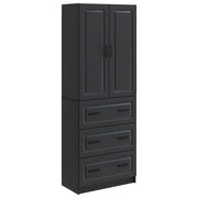 Set di armadi 2 pcs Nero 66 x 34,5 x 87 cm Legno ingegnerizzato 3416962