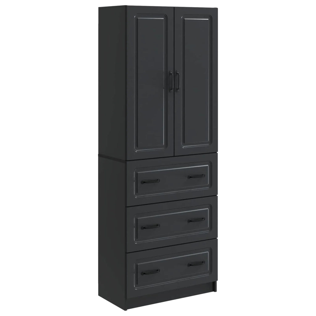 Set di armadi 2 pcs Nero 66 x 34,5 x 87 cm Legno ingegnerizzato 3416962